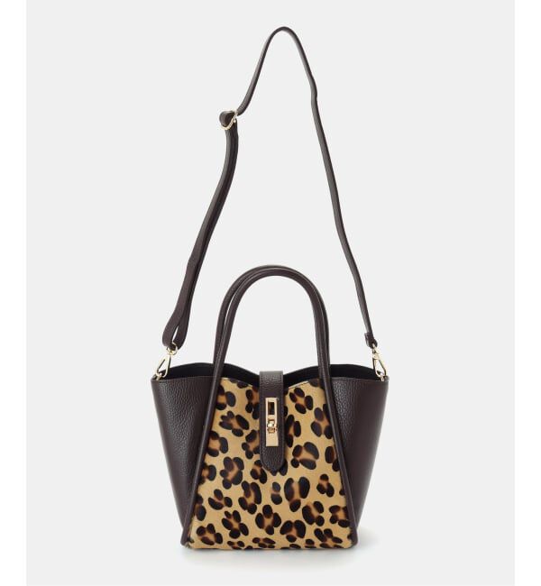  「M Rose/エンメローズ レザーコンビバッグ」|ショルダー・メッセンジャー|