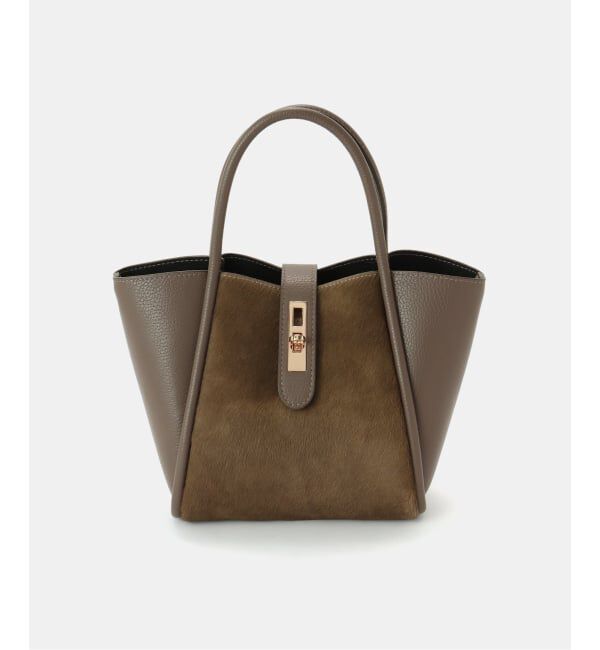  「M Rose/エンメローズ レザーコンビバッグ」|ショルダー・メッセンジャー|