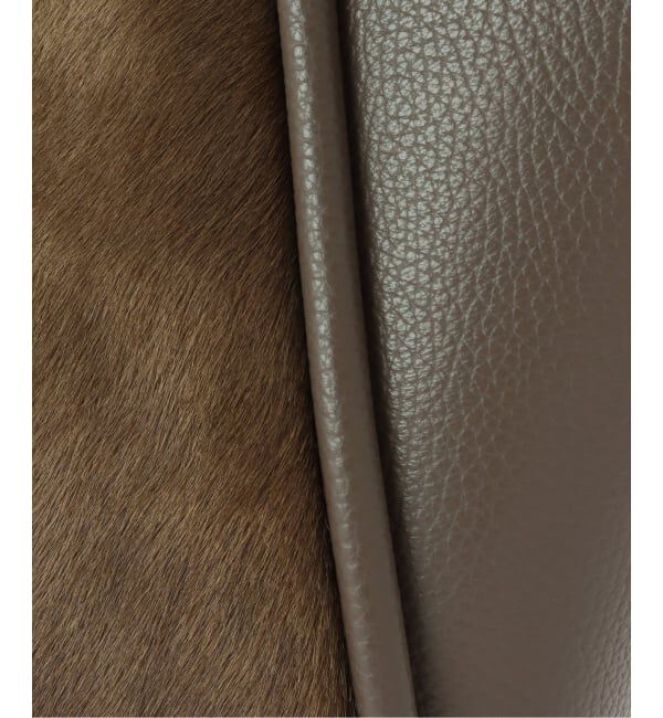  「M Rose/エンメローズ レザーコンビバッグ」|ショルダー・メッセンジャー|