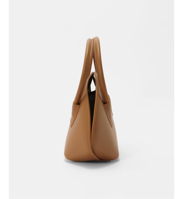  「M Rose/エンメローズ ラウンドレザートートバッグ」|トートバッグ|