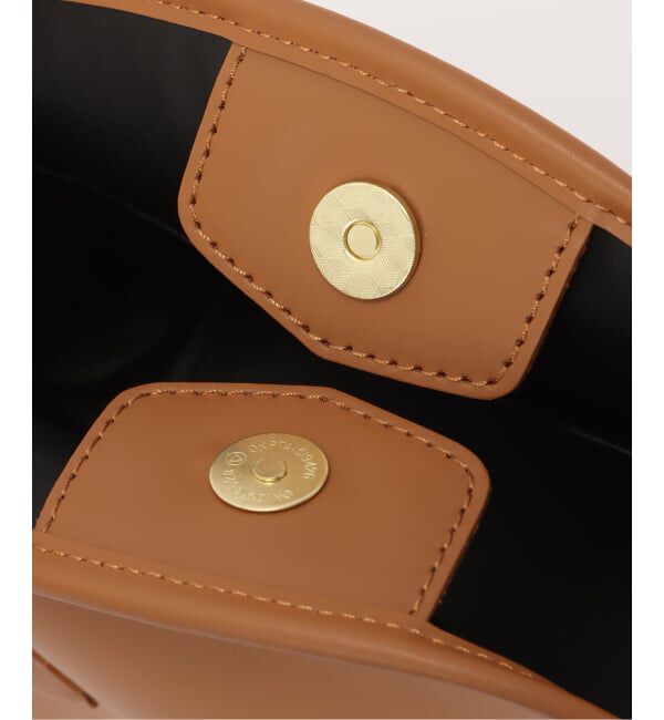  「M Rose/エンメローズ ラウンドレザートートバッグ」|トートバッグ|