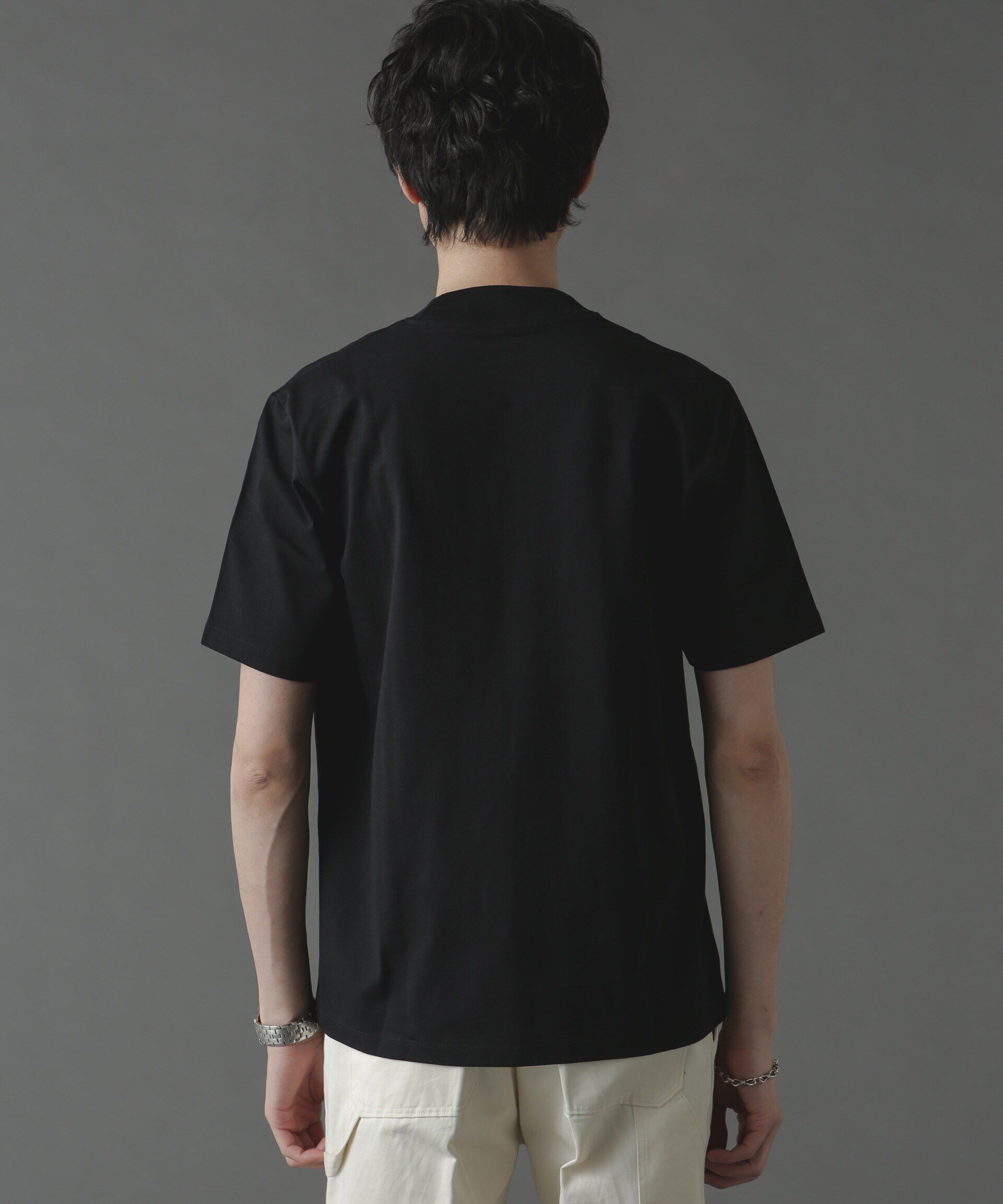 nano･universe「ジャケT(R) クルーネック 半袖」|Tシャツ・カットソー|