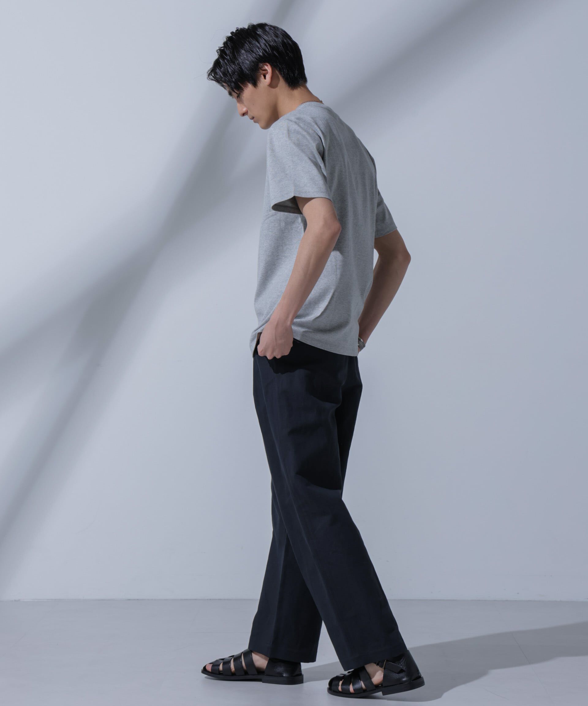 nano･universe「Anti Soaked(R)汗染み防止 クルーネックTシャツ」|Tシャツ・カットソー|