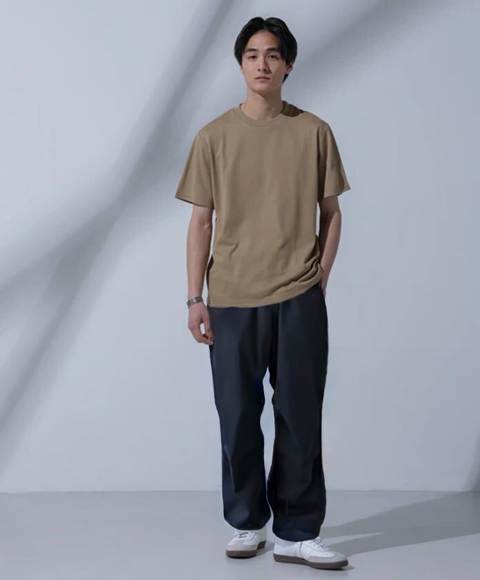 nano･universe「Anti Soaked(R)汗染み防止 クルーネックTシャツ」|Tシャツ・カットソー|