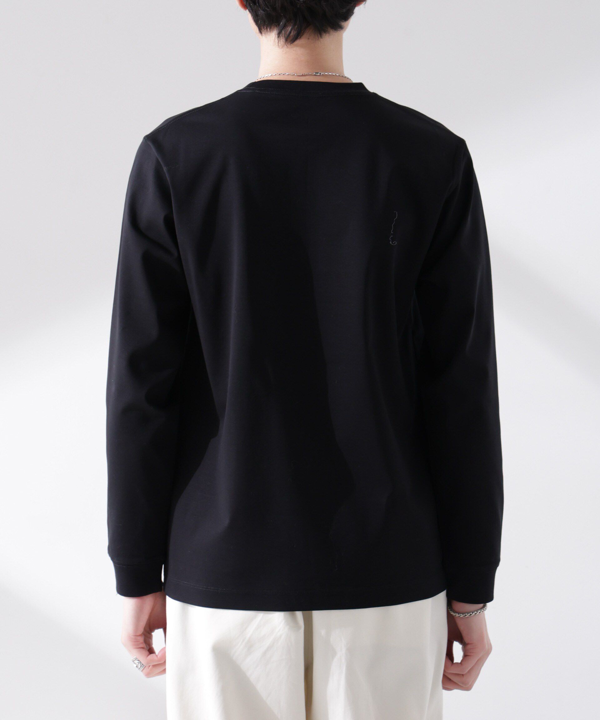 nano･universe「アンチスメル クルーネックTシャツ 長袖」|Tシャツ・カットソー|