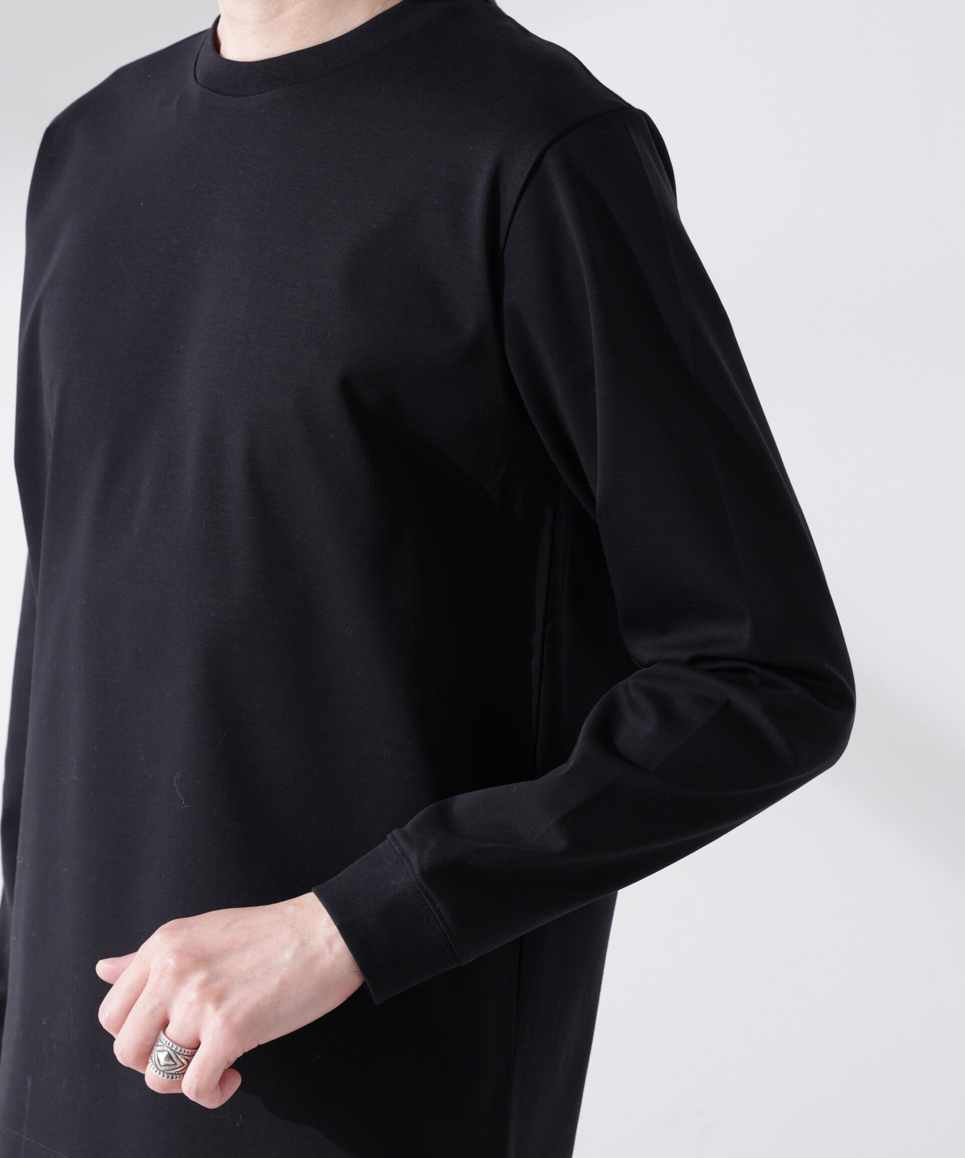 nano･universe「アンチスメル クルーネックTシャツ 長袖」|Tシャツ・カットソー|