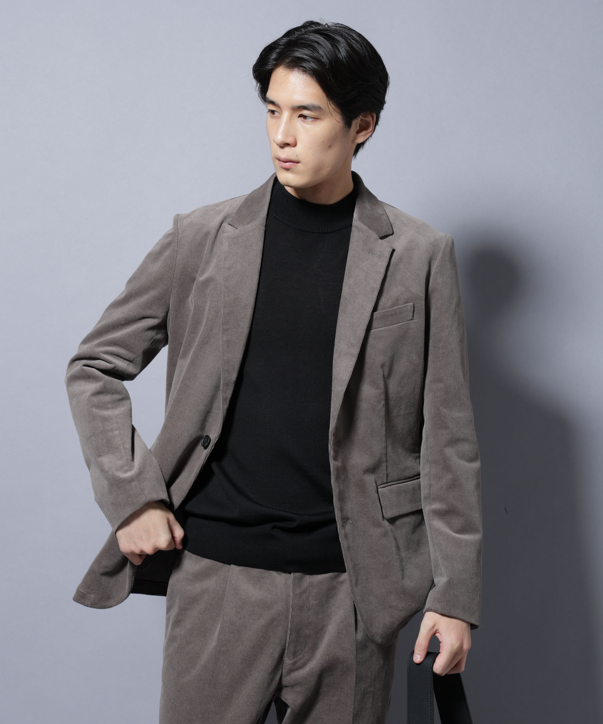 nano･universe「「Damerino」コットンコーデュロイストレッチセットアップ」|スーツ|