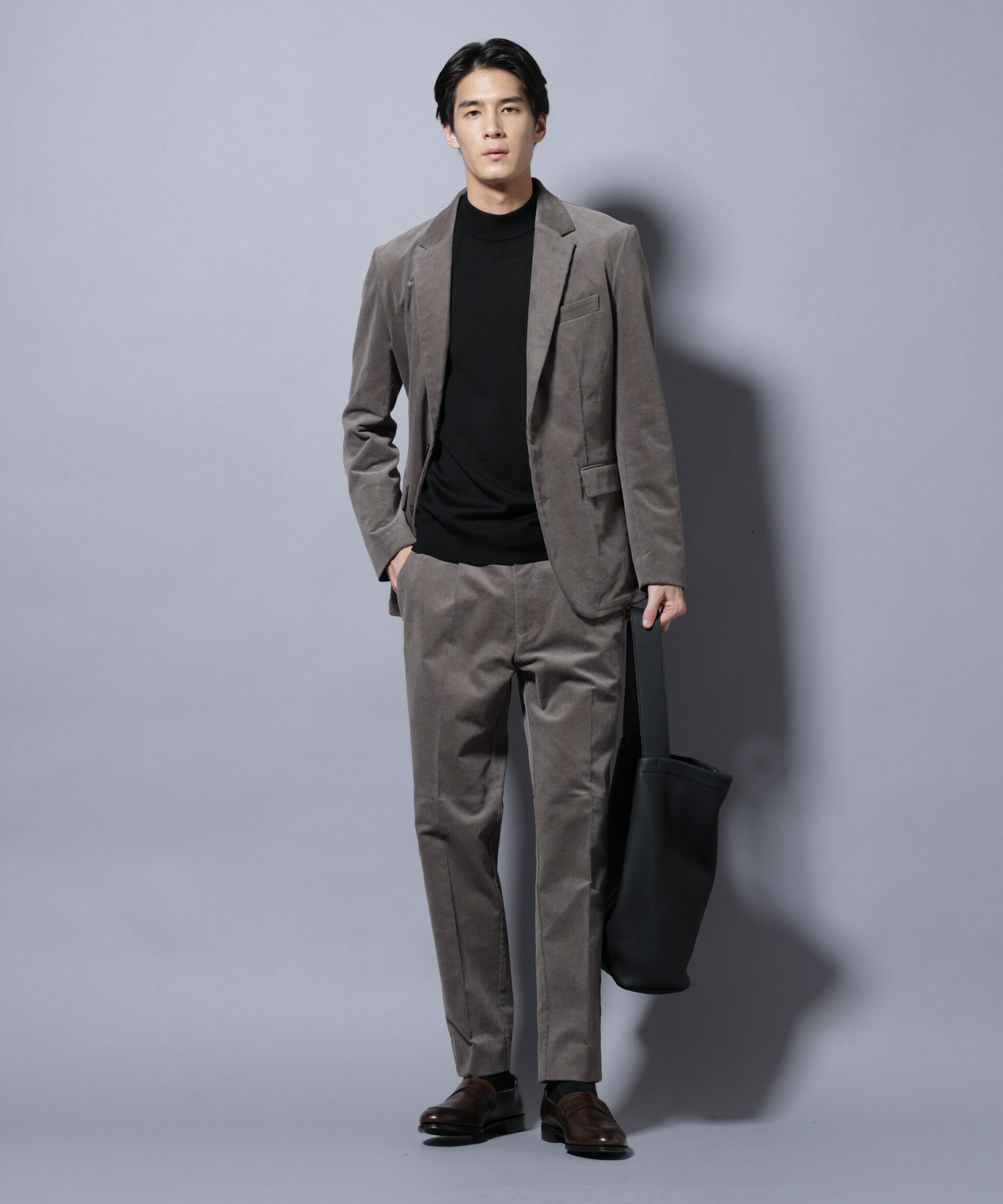 nano･universe「「Damerino」コットンコーデュロイストレッチセットアップ」|スーツ|