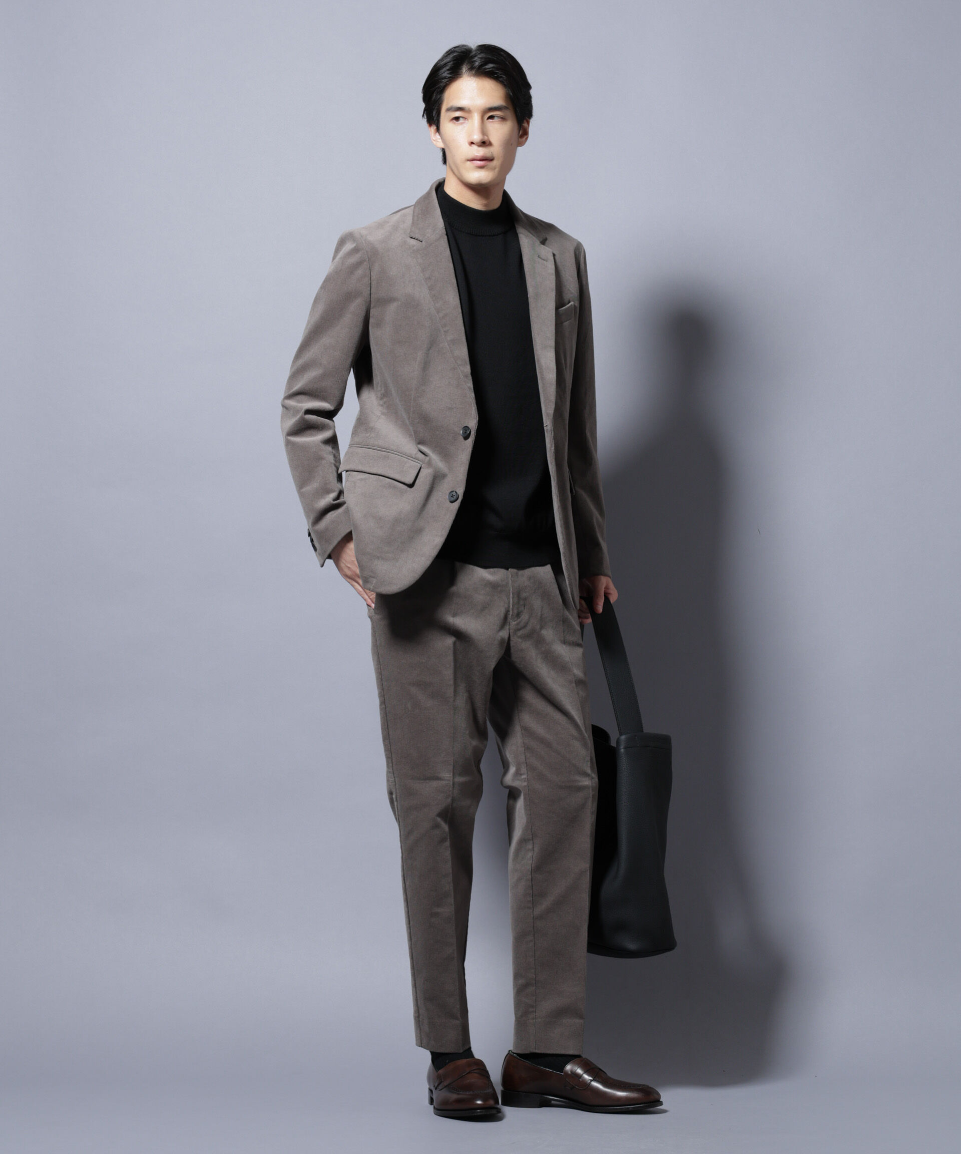 nano･universe「「Damerino」コットンコーデュロイストレッチセットアップ」|スーツ|