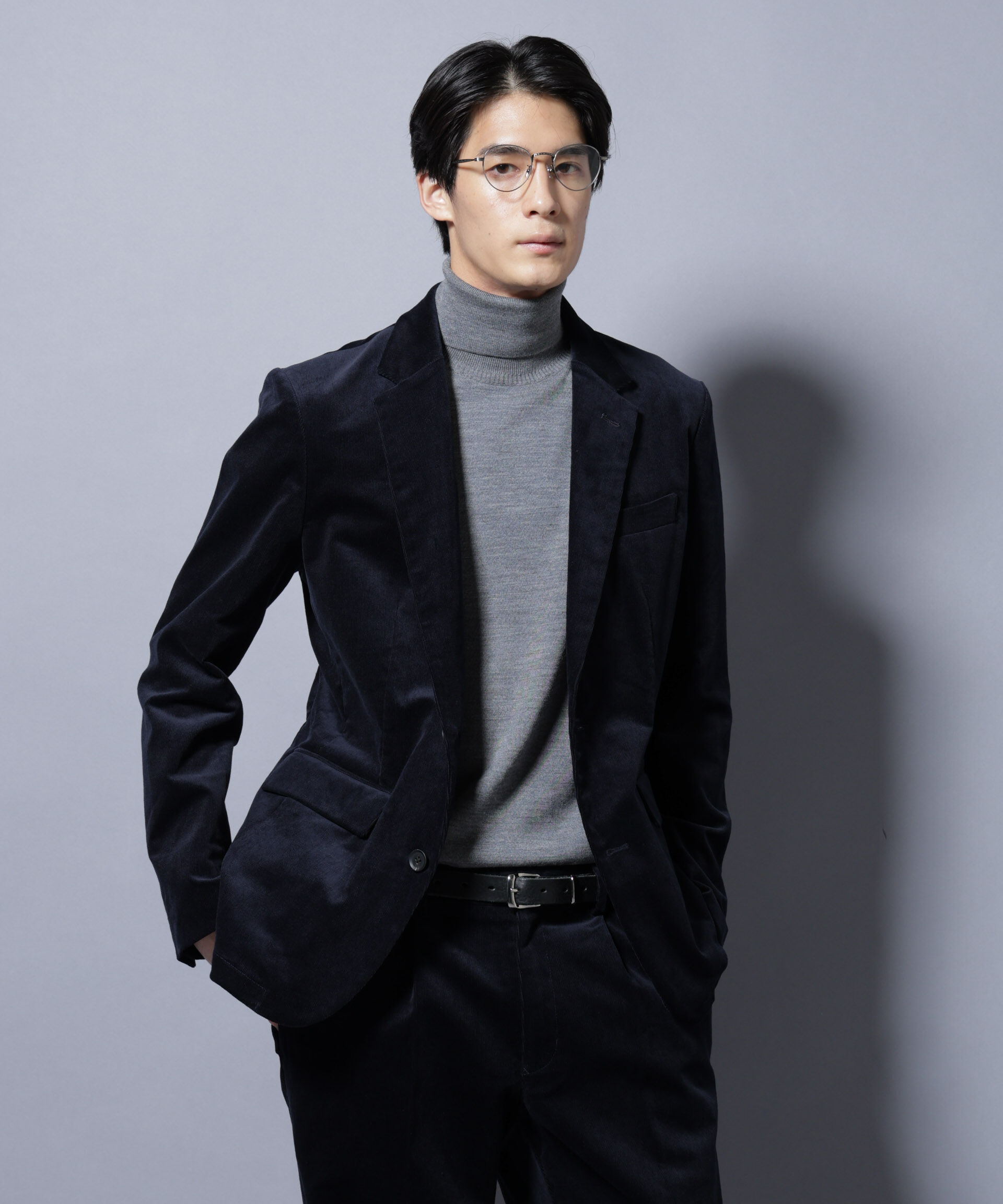 nano･universe「「Damerino」コットンコーデュロイストレッチセットアップ」|スーツ|