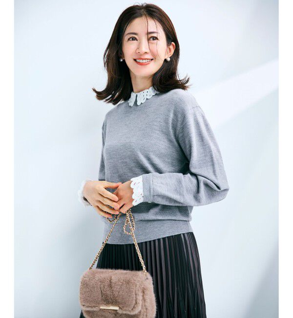 23区「フェイクファー ショルダーバッグ」|ショルダー・メッセンジャー|