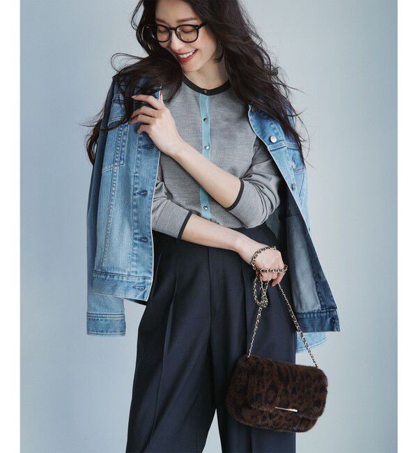 23区「フェイクファー ショルダーバッグ」|ショルダー・メッセンジャー|