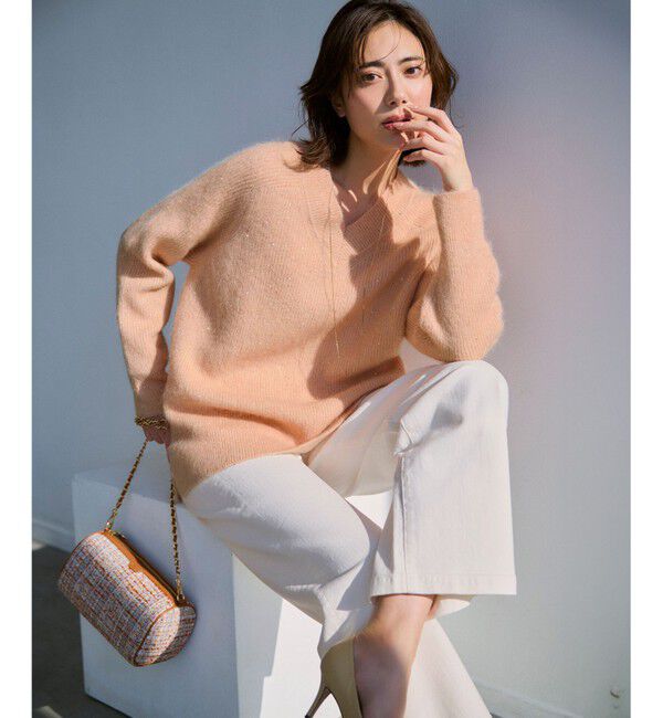 23区「GIOLICAツイード シリンダー ショルダーバッグ」|ショルダー・メッセンジャー|