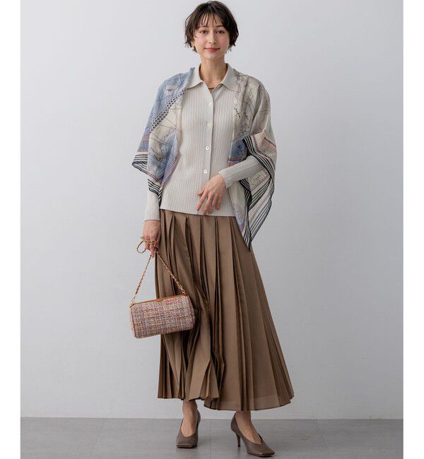 23区「GIOLICAツイード シリンダー ショルダーバッグ」|ショルダー・メッセンジャー|