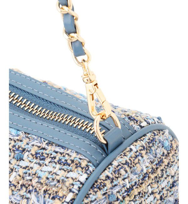 23区「GIOLICAツイード シリンダー ショルダーバッグ」|ショルダー・メッセンジャー|