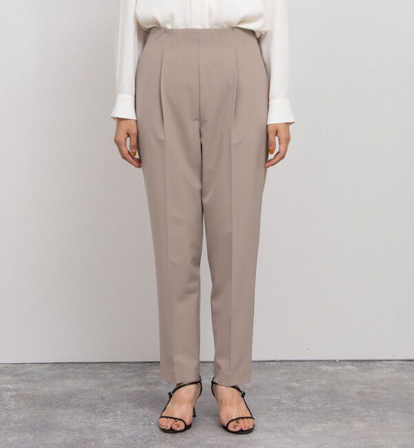 NOLLEY'S sophi「ウォッシャブルストレッチツイルインゴムパンツ」|チノ|