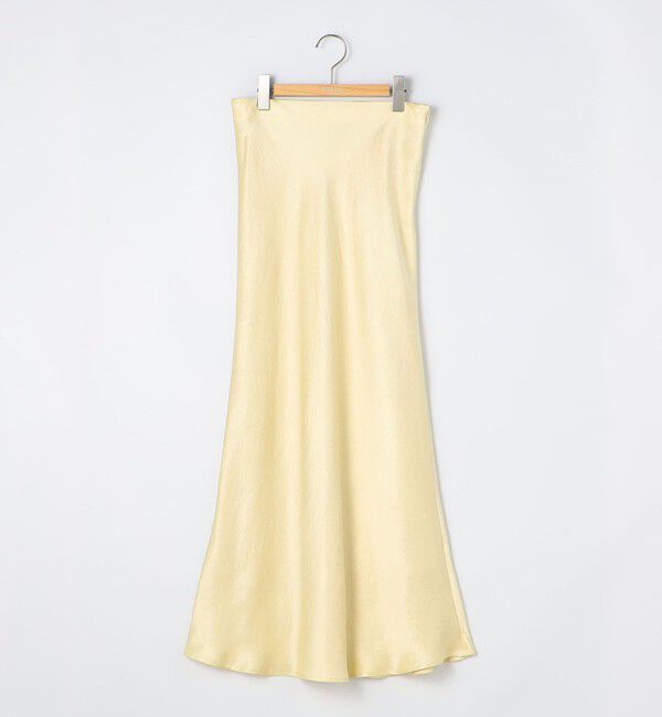 NOLLEY'S sophi「《オールシーズン対応》ウォッシャブルブライトサテンナロースカート」|スカート|