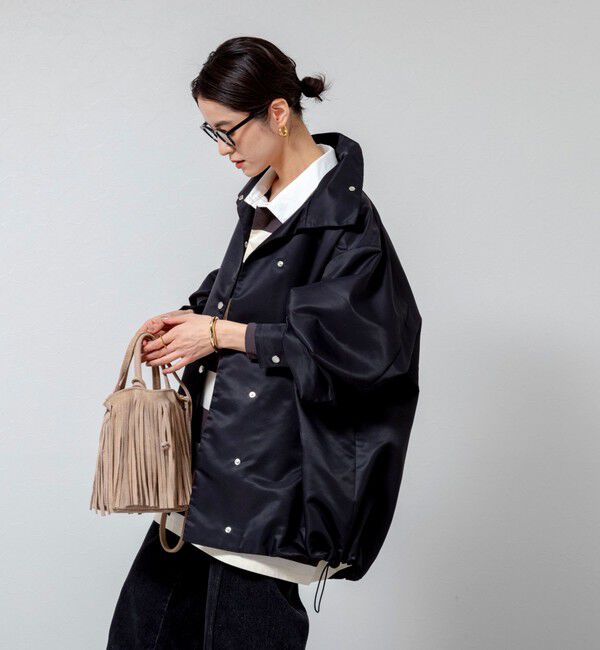 MAQWEL「【追加】【MAQWEL/マクウェル】ウォッシャブルスタンドネックコーチジャケット」|その他|