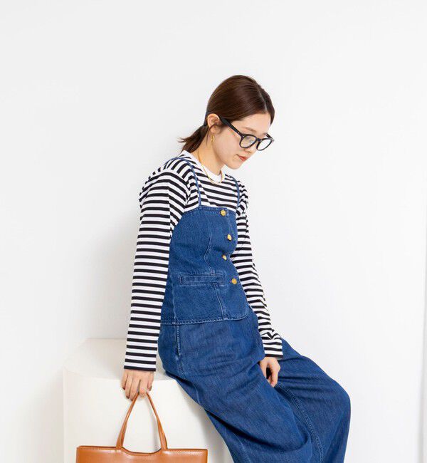 Rie Miller「ウォッシャブルロングスリーブTシャツGIZA COTTON」|Tシャツ・カットソー|