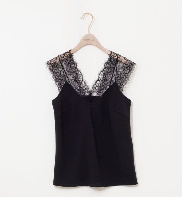 NOLLEY'S sophi「ウォッシャブルVIN-SATIN WITH LACE CAMI」|シャツ・ブラウス|