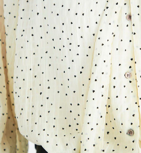 fredy emue「ハートドットボウタイブラウス」|シャツ・ブラウス|