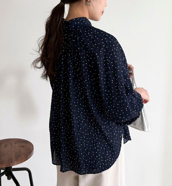 fredy emue「ハートドットボウタイブラウス」|シャツ・ブラウス|