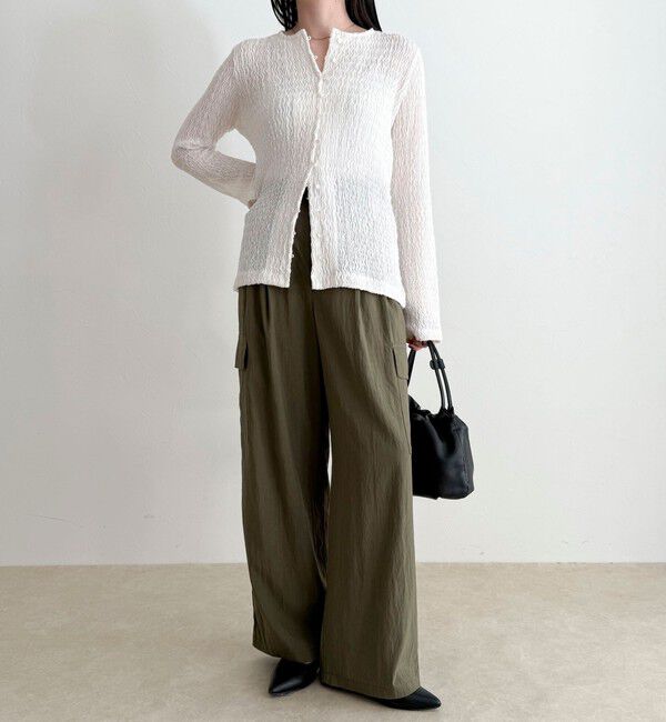 fredy emue「シャーリングカットブラウス」|Tシャツ・カットソー|