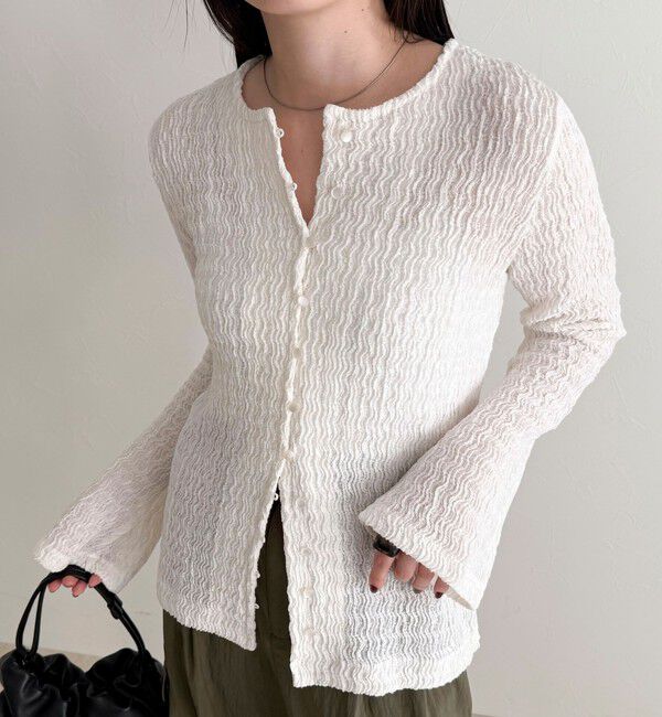 fredy emue「シャーリングカットブラウス」|Tシャツ・カットソー|