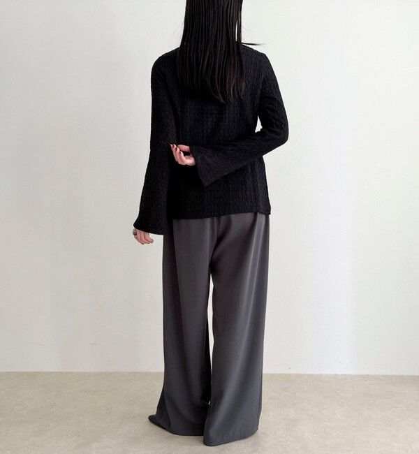 fredy emue「シャーリングカットブラウス」|Tシャツ・カットソー|