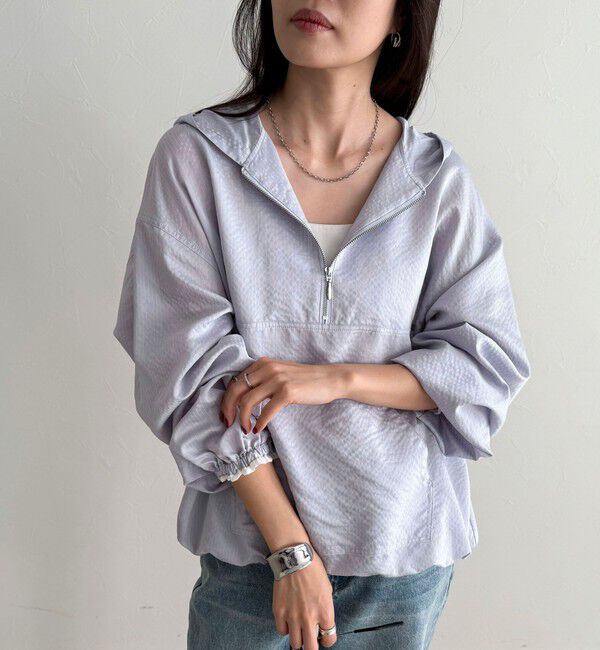 fredy emue「ストライプアノラックシャツブルゾン」|シャツ・ブラウス|