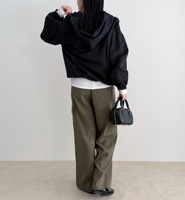 fredy emue「ストライプアノラックシャツブルゾン」|シャツ・ブラウス|