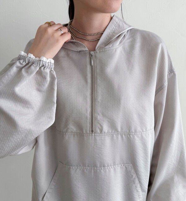 fredy emue「ストライプアノラックシャツブルゾン」|シャツ・ブラウス|