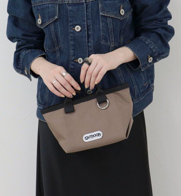 fredy emue「【OUTDOOR PRODUCTS 】ボートシェイプミニトートバッグ」|ショルダー・メッセンジャー|ベージュ