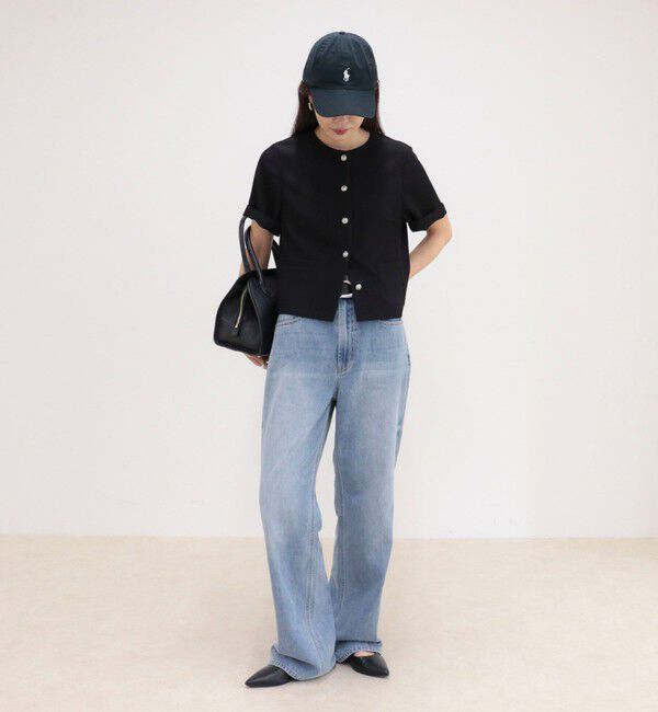 fredy emue「【@sora_522m企画】ノーカラーハーフスリーブジャケット」|ノーカラージャケット|