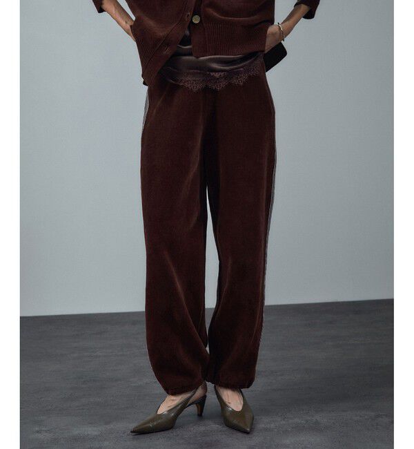 SALON adam et rope'「パンツ-CreamyCotton /クリーミーコットン-」|チノ|