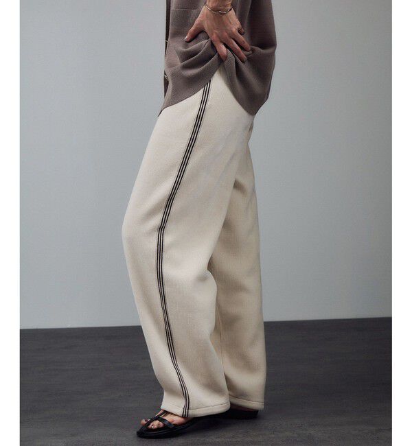 SALON adam et rope'「パンツ-CreamyCotton /クリーミーコットン-」|チノ|オフホワイト(15)