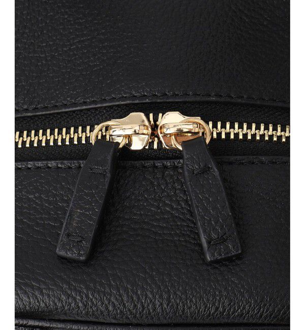 SALON adam et rope'「【WEB限定】【WS（ドゥーブル）】チャーム付きナチュラルレザー2WAYキューブバッグ」|ショルダー・メッセンジャー|