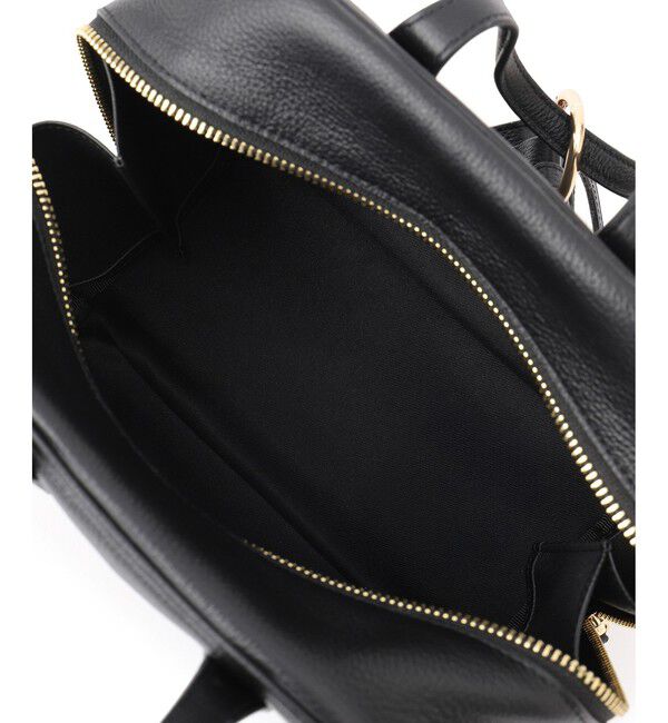 SALON adam et rope'「【WEB限定】【WS（ドゥーブル）】チャーム付きナチュラルレザー2WAYキューブバッグ」|ショルダー・メッセンジャー|