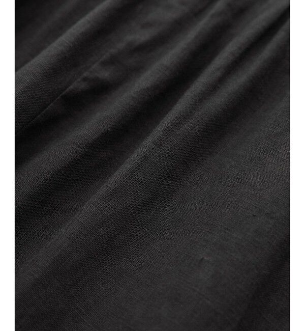 SALON adam et rope'「【WEB限定】ヨーロピアンリネンリラクシーワイドパンツ」|チノ|