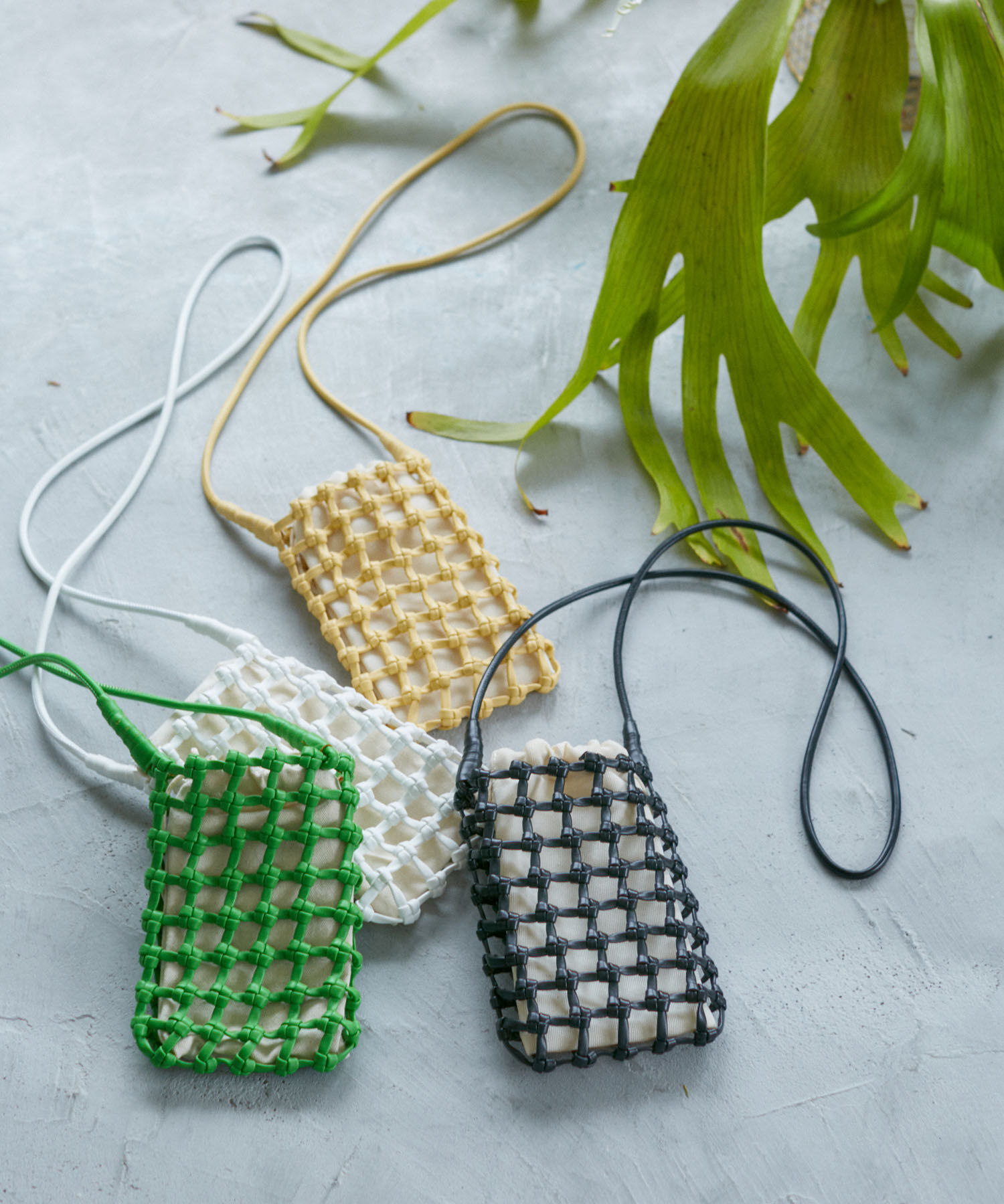 VIS「巾着付きメッシュミニショルダーバッグ」|ショルダー・メッセンジャー|