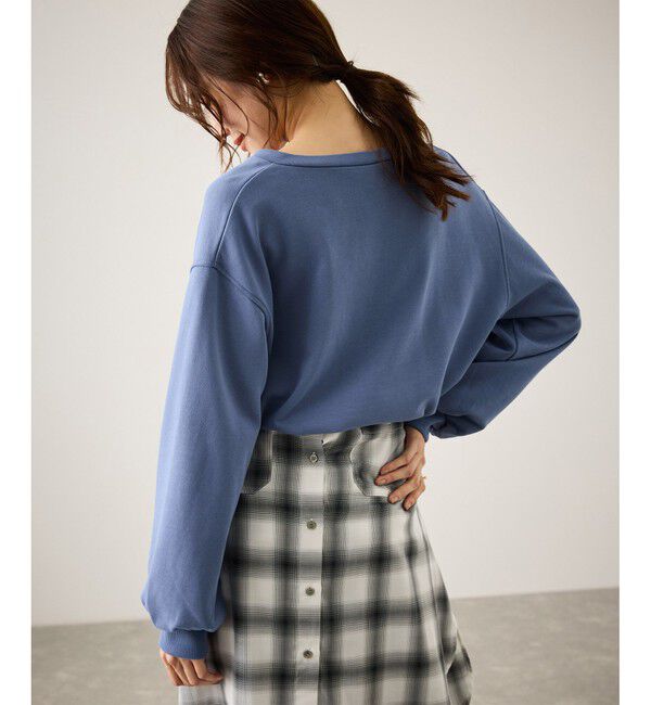 Rope&rsquo;Picnic「スキッパー裏毛プルオーバー」|スウェット・ジャージ|