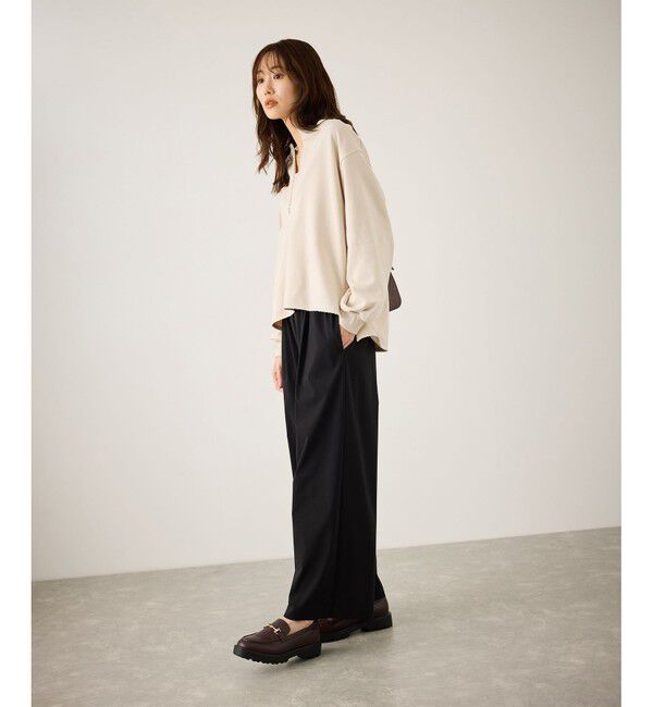 Rope&rsquo;Picnic「スキッパー裏毛プルオーバー」|スウェット・ジャージ|