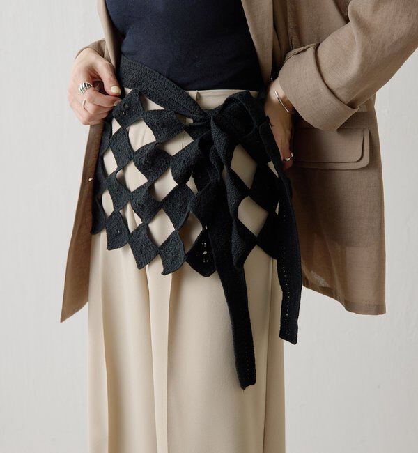  「【PAPILLONNER/パピヨネ】クロシェラップスカーフ」|その他|