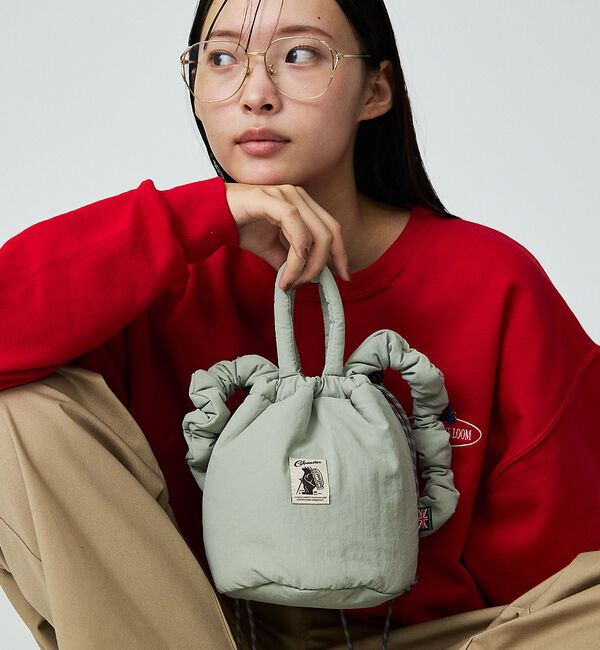 ABAHOUSE「【COBMASTER/コブマスター】PADDED-MUFFIN DRAWSTRI」|ショルダー・メッセンジャー|ライトベージュ