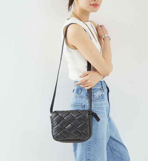 Rouge vif「【ARUTEMIKA/アルテミカ】イントレチャート ショルダーバッグ / 編み込」|ショルダー・メッセンジャー|