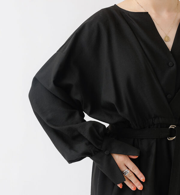 Rouge vif「MANTECOウエストマークワンピース」|ワンピース|