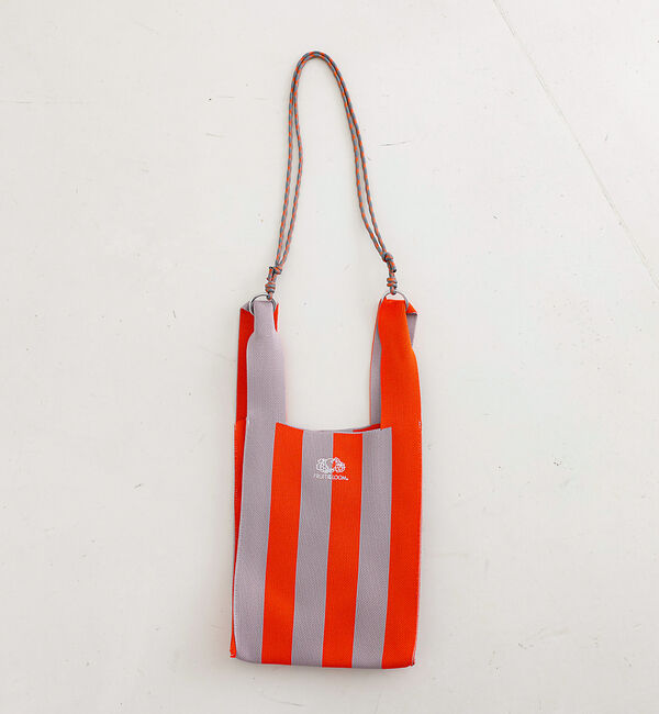 Rouge vif「【FRUIT OF THE LOOM】ストライプ ミニショルダーバッグ / ST」|ショルダー・メッセンジャー|ラベンダー