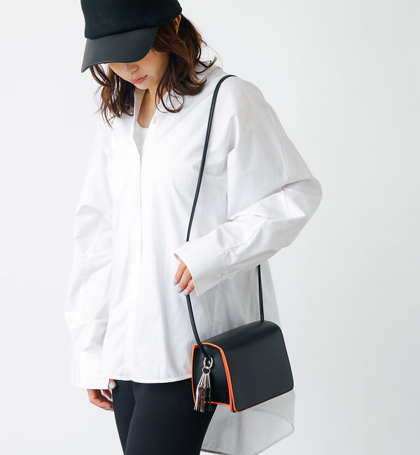 Rouge vif「【cheek/チーク】ライン ミニショルダーバッグ / メタリック」|ショルダー・メッセンジャー|