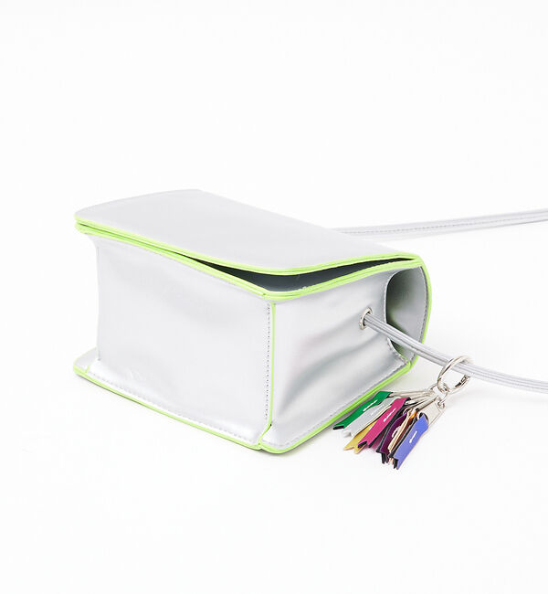 Rouge vif「【cheek/チーク】ライン ミニショルダーバッグ / メタリック」|ショルダー・メッセンジャー|