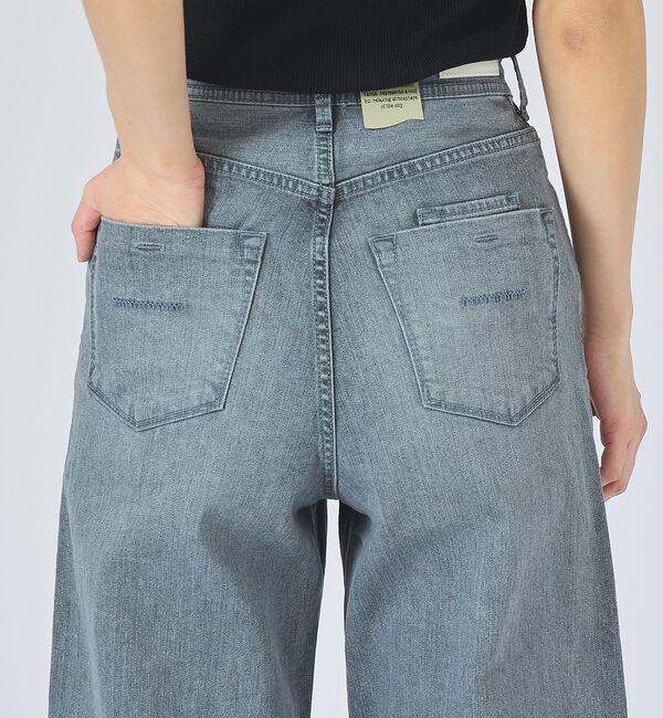 qualite「【YANUK】Wide Flare FRG ワイドフレアパンツ」|デニム|